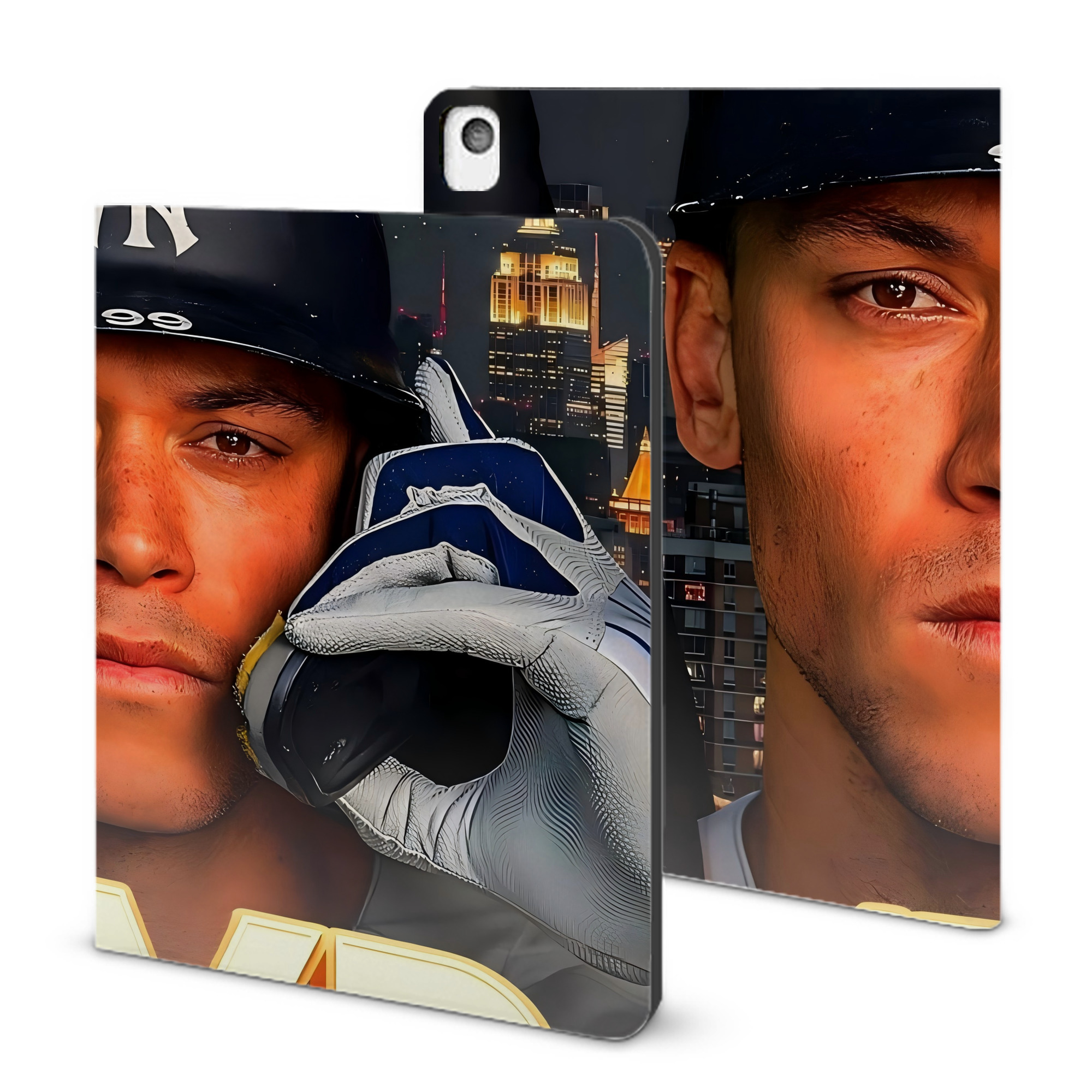 Aaron Judge MVP IPad Book-Style Case With Pencil Slot – Slim PU & TPU Cover – Full Protection, Precise Fit, Water & Scratch Resistant